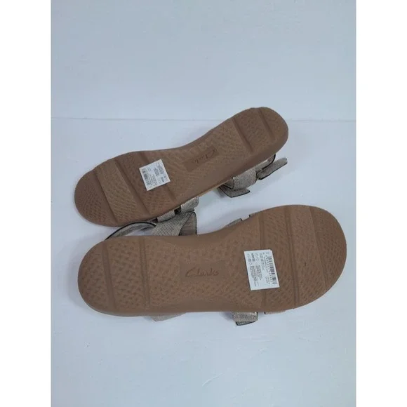 Clarks Womens Elizabelle Kay Beige  Casual  Sandals Shoes Women Sz 8 - Picture 8 of 12